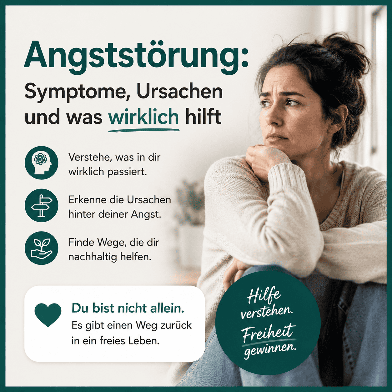 Angststörung: Symptome, Ursachen und was wirklich hilft – verständlicher Überblick über Angststörungen, ihre Symptome, Ursachen und Behandlungsmöglichkeiten.